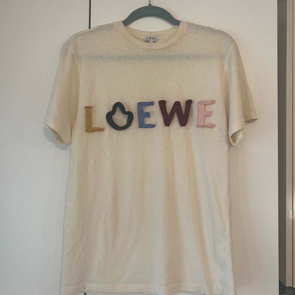 Loewe T-Shirt with Sculptural Logo - Picture 2 of 10